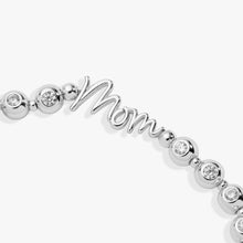 Load image into Gallery viewer, Mom Elongated Crystal Stretch Bracelet