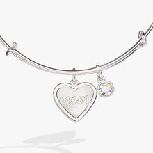 Load image into Gallery viewer, Mom Mother of Pearl Bangle