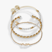 Load image into Gallery viewer, Mom Script Bracelet, Set of 3