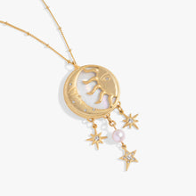 Load image into Gallery viewer, Moon and Sun Multicharm Necklace