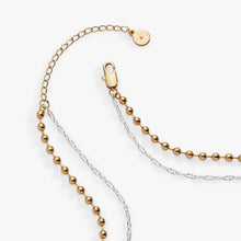 Load image into Gallery viewer, Moon Magic 2 Row Charm Necklace