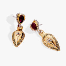 Load image into Gallery viewer, Moon Magic Potion Bottle Drop Earring