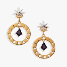 Load image into Gallery viewer, Moon Phase Statement Earring