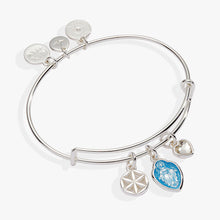 Load image into Gallery viewer, Faith and Family Mother Mary Charm Bangle