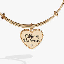 Load image into Gallery viewer, Mother of the Groom Heart Bangle