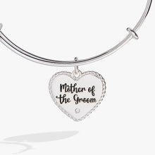Load image into Gallery viewer, Mother of the Groom Heart Bangle