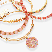 Load image into Gallery viewer, 'Mom Is Just Wow Upside Down' Bangle Set of 5
