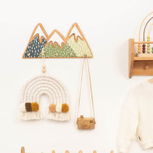 Load image into Gallery viewer, Nursery Mountain Wall Hooks