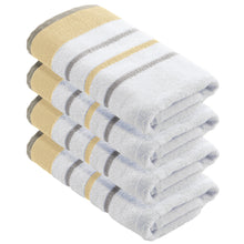 Load image into Gallery viewer, Decorative Cotton Stripe Bath Towel Set - Noelle Collection