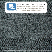 Load image into Gallery viewer, 100% Cotton Woven Texture Bath Towel Set - Marbella Collection