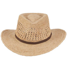 Load image into Gallery viewer, Scala Puerto- Straw Fedora Hat