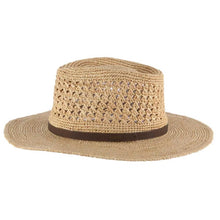 Load image into Gallery viewer, Scala Puerto- Straw Fedora Hat