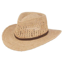 Load image into Gallery viewer, Scala Puerto- Straw Fedora Hat