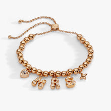 Load image into Gallery viewer, 'Mrs" Beaded Bubble Bolo Bracelet