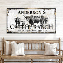 Load image into Gallery viewer, Personalized Cattle Sign