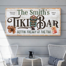 Load image into Gallery viewer, Personalized Tiki Bar Sign