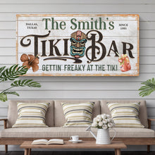 Load image into Gallery viewer, Personalized Tiki Bar Sign