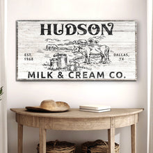 Load image into Gallery viewer, Personalized Milk &amp; Cream Co Sign II