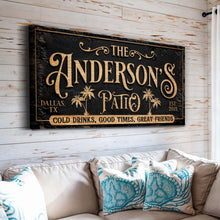 Load image into Gallery viewer, Personalized Patio Sign