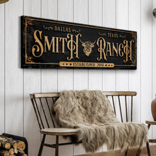 Load image into Gallery viewer, Personalized Cattle Ranch Sign