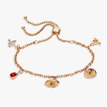 Load image into Gallery viewer, Mushroom Bolo Charm Bracelet
