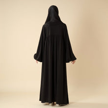 Load image into Gallery viewer, Relaxed Fit Lantern Sleeves Crepe Abaya (MA190)