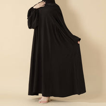Load image into Gallery viewer, Relaxed Fit Lantern Sleeves Crepe Abaya (MA190)