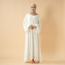 Load image into Gallery viewer, Relaxed Fit Lantern Sleeves Crepe Abaya (MA190)