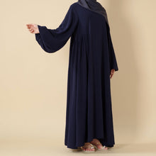 Load image into Gallery viewer, Relaxed Fit Lantern Sleeves Crepe Abaya (MA190)