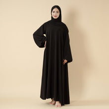 Load image into Gallery viewer, Relaxed Fit Lantern Sleeves Crepe Abaya (MA190)