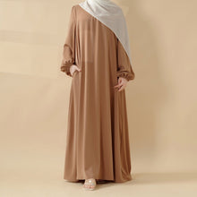 Load image into Gallery viewer, Candy Color Pleated Abaya | Must-have Essential Basic Dress (MA142)