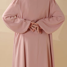 Load image into Gallery viewer, Candy Color Pleated Abaya | Must-have Essential Basic Dress (MA142)