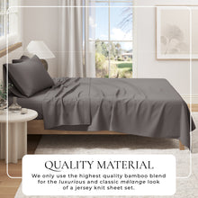 Load image into Gallery viewer, Viscose from Bamboo &amp; Cotton Blend Jersey Knit Sheets