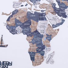 Load image into Gallery viewer, 2D Wooden World Map Mystery