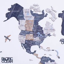 Load image into Gallery viewer, 2D Wooden World Map Mystery