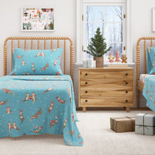 Load image into Gallery viewer, Turkish Cotton Christmas Flannel Sheet - Whittaker Collection
