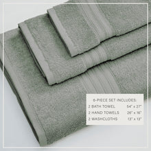 Load image into Gallery viewer, Cotton Terry Bath Towel Set - Cooper Collection
