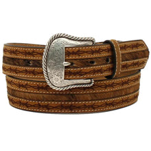 Load image into Gallery viewer, Nocona Badlands – Men's Hair-On Cowhide Leather Belt