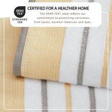Load image into Gallery viewer, Decorative Cotton Stripe Bath Towel Set - Noelle Collection