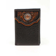 Load image into Gallery viewer, Nocona Vaquero Black - Men's Tri-Fold Wallet