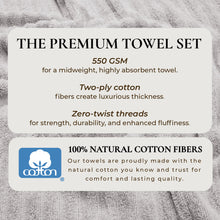 Load image into Gallery viewer, Luxury Combed Cotton Bath Towel Set - Karina Collection