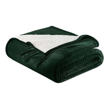 Load image into Gallery viewer, Velvet Plush Sherpa Bed Blanket - Sherpa Fleece Collection