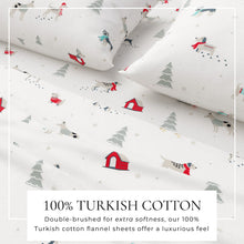 Load image into Gallery viewer, Turkish Cotton Christmas Flannel Sheet Set - Whittaker Collection