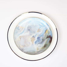 Load image into Gallery viewer, Narrow Gold Rim Dinner Plate-Set of 4