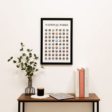 Load image into Gallery viewer, Poster Travel Tracker National Parks USA