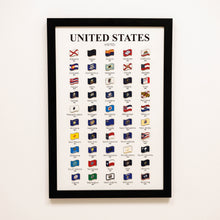Load image into Gallery viewer, Poster Travel Tracker States USA