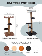 Load image into Gallery viewer, Wooden Cat Tree