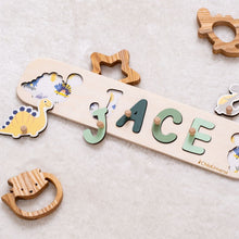 Load image into Gallery viewer, Neutral Dinosaur Name Puzzle