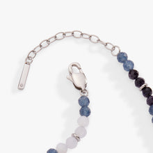 Load image into Gallery viewer, Blue Ombre Semi-Precious Beaded Anklet