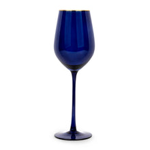 Load image into Gallery viewer, Navy Gloss Wine Glasses-Set of 4